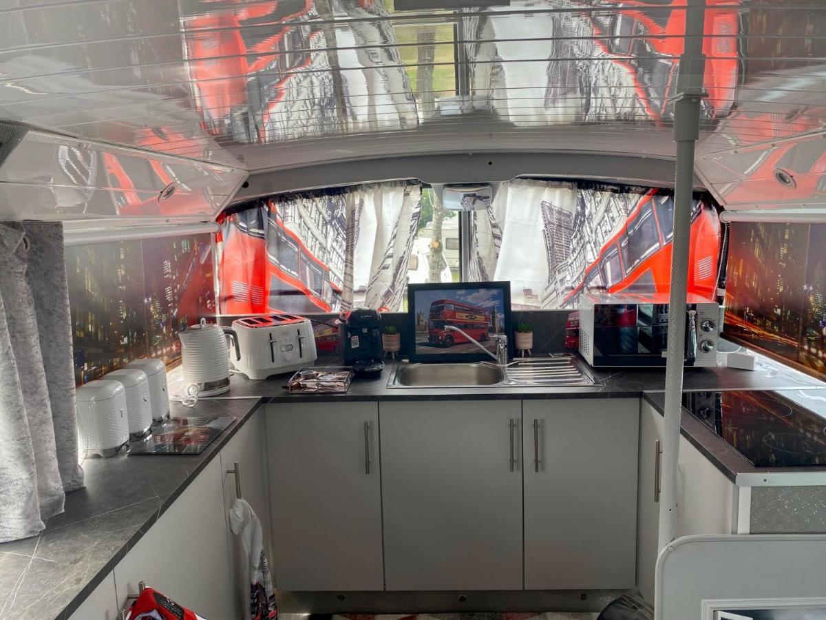 Campsite Double Decker Bus