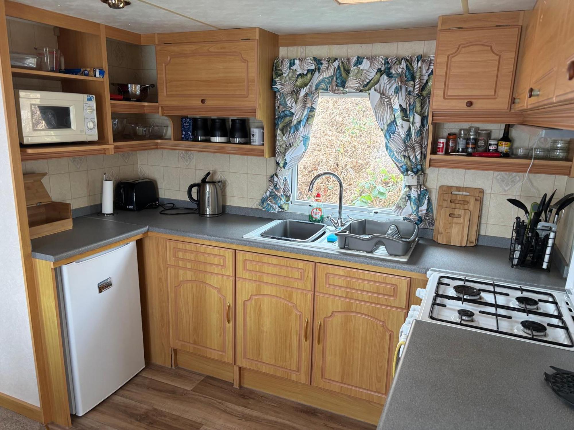Hilltop Hideaway 2 Bed Caravan With Panoramic Town Scenery In Village F8 Holiday park Aberystwyth